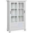 thumbnail image 4 of Aaron Lane Bookcase with Sliding Glass Doors, White, 4 of 9