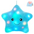 thumbnail image 2 of LYINGF 15.8'' LED Twinkle Star, Soft Plush Pillow Toys Glowing Stuffed Star Light up Pillow Plush with Colorful Night Lights Birthday Valentines Day Gift for Toddler Kids, 2 of 7