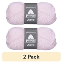 (2 pack) Patons Astra Yarn - Solids-Baby Pink
