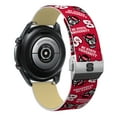 thumbnail image 3 of Wolfpack Signature Series Watch Band for Samsung Galaxy Watch (22mm Long Scattered Logo) by Affinity Bands, 3 of 5