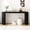 Black, variant on Vertical Striped Leg Console Table / Provide Room in Living Room, Aesthetically Nice