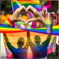 thumbnail image 5 of 40oz Rainbow Tumbler with Handle and Straws, Gifts for Gays Lesbian LGBTQ, Gay Pride Flag Coffee Mug Water Bottle, LGBT Stainless Steel Insulated Cup,Valentines Birthday Gift, 5 of 5