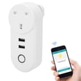 thumbnail image 3 of Enchufe Inteligente 16A, Enchufe Inteligente WiFi Toma de Corriente para el Hogar Temporizador InaláMbrico Control Remoto LSPA2 Enchufe de Reino Unido 100-240VAC ANGGREK  Otros, 3 of 9