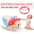thumbnail image 4 of Qaba Kids Plush Rocking Horse Airplane w/Nursery Rhyme Sounds, 4 of 9