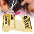 thumbnail image 1 of Haircut Scissors Storage Rack ABS Professional Hair Shears Holder Durable For Professional Barber Shop Hairdressers Gold,Silver, 1 of 8