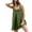 Green, variant on Kaemgyyd Casual Dresses for Women Sleeveless Square Collar Adjustable Strap Mini Dress Loose Flowy Tank Sundress for Vaction