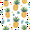 Pineapple, variant on Yayeee Tablecloths for Rectangular Tables 54 x 54 inch Party Table Cover, Pixel Cat