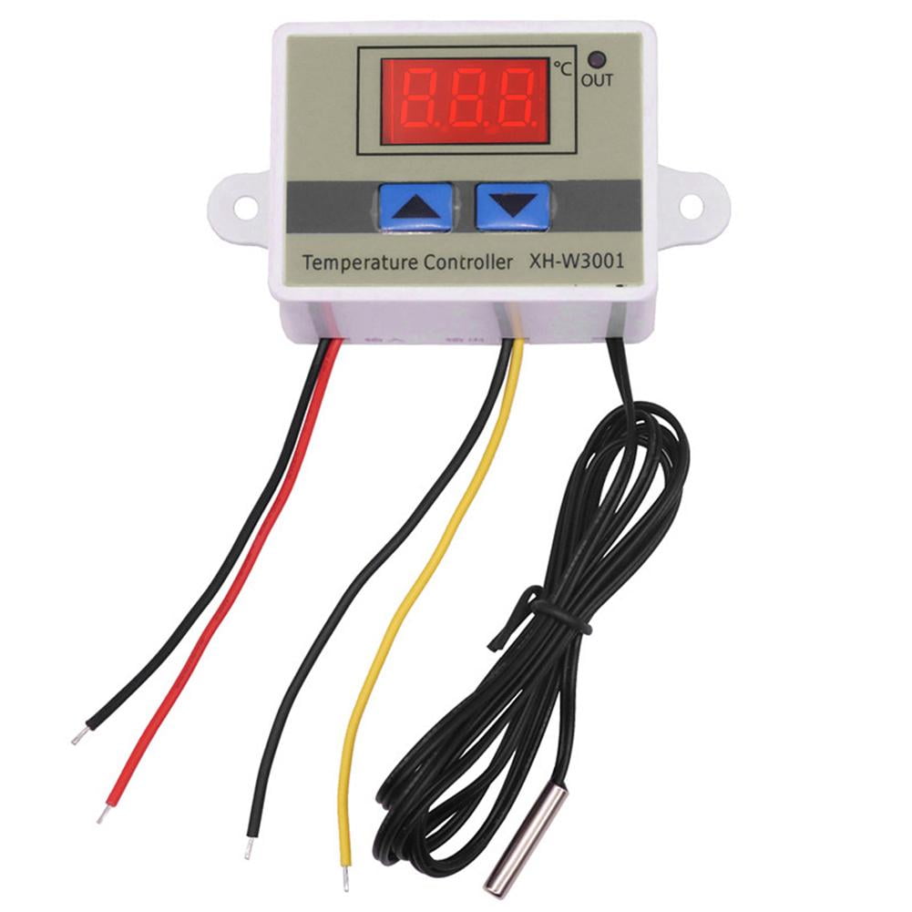 220V Digital LED Thermostat Reptile Aquarium Temperature Controller Switch 10A 
