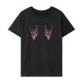 thumbnail image 1 of Camiseta para mujer verano femenino cuello redondo camiseta para vacaciones compras caminar senderismo M, 1 of 7