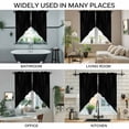 thumbnail image 3 of Spring Gnomes Swag Curtains for Kitchen/Bedroom/Living Room, Vintage Botanical Blossom Rose Leaves Scalloped Curtains 63 Inch Long, Window Swag Topper Curtains Valances 2 Panels Set 36"x63", 3 of 8