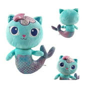 Mermaid  Gabbys Dollhouse Plushie,25cm Gabbys Dollhouse Cat Toys Premium Doll