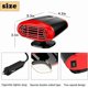 thumbnail image 5 of Car Windshield Heater, Portable Car Cooler, with 360-Degree Rotating Stand Car Heater Cigarette Lighter, 5 of 5