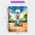 thumbnail image 5 of Happy Father's Day Weimaraner Playing Basketball with Best Dad Jersey Spiral Bound Journal Weim Gray Ghost Dog Lover 5x7in Spiral Notebook - 13006, 5 of 5