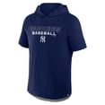 thumbnail image 2 of Men's Fanatics Navy New York Yankees Clubhouse Optimal Play Raglan Hoodie T-Shirt, 2 of 3