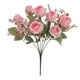 thumbnail image 1 of Ramo de seda artificial de rosas y peonías para decoración del hogar, bodas, fiestas, oficina, de larga duración sin mantenimiento, 1 of 8