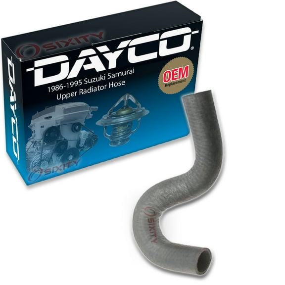 Dayco Upper Radiator Coolant Hose compatible with Suzuki Samurai 1986-1995