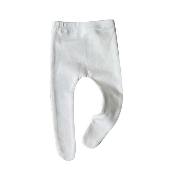Fgnfyis Soft Knit Leggings for Toddler Girls Comfortable Stretch Fit Everyday Playwear Durable Quality Baby Pants White 9-12 Months
