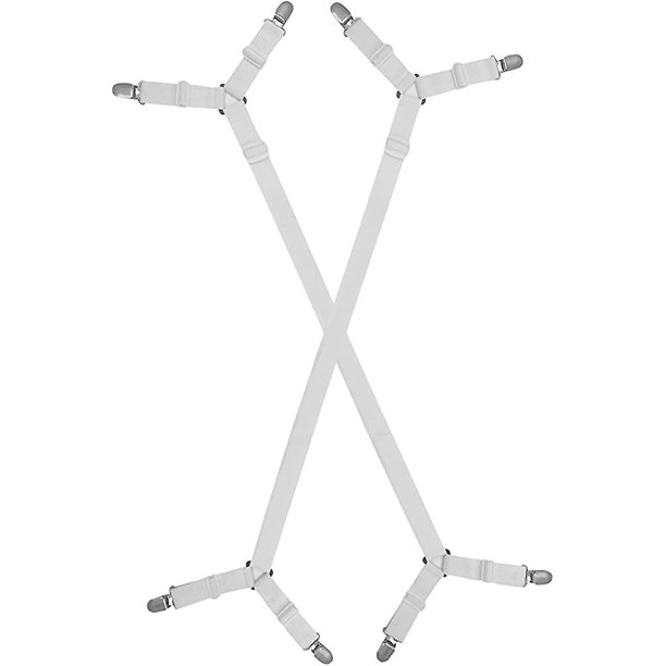 2 Pieces Adjustable Bed Sheet Clamps, Bed Sheet Clamps, Bed Sheet Clips