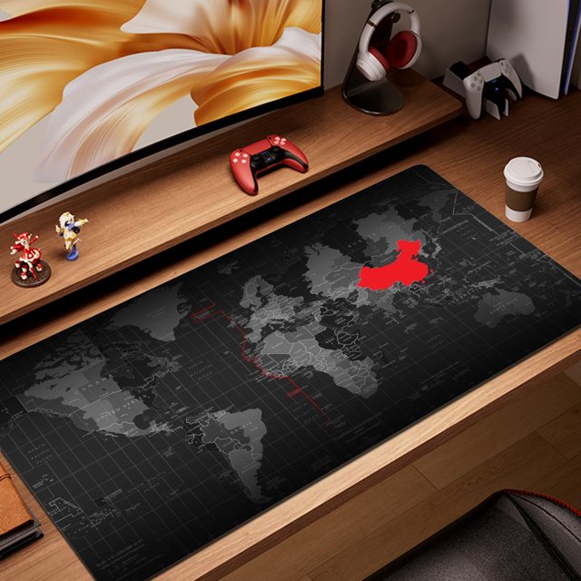Alfombrilla de ratón HD con mapa de navegación Retro, alfombrilla de ratón grande, alfombra de escritorio de goma Natural, alfombrillas de escritorio para PC, alfombrillas de ratón de diseño