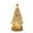 A, variant on DAMAI Small Christmas Tree White Plastic Tree with LED Lights Small Bell 5 Inch Tabletop Christmas Tree Vintage Christmas Decoration Battery Operated