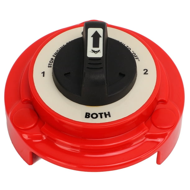 Battery Isolator Switch,DC6‑32V Dual Battery Selector Dual Battery Disconnect Switch Battery