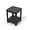 Graphite, variant on Keter Adirondack Deluxe Patio Side Table with Two Tiers and Easy Assembly - Perfect for Outdoor Fire Pit Seating, Graphite