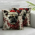 thumbnail image 3 of PHYHOO Christmas Pillow Covers Dog Throw Pillow Covers Xmas Pillowcase Dog for Living Room Farmhouse Cushion Case, 3 of 5