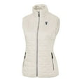 thumbnail image 2 of Women's Cutter & Buck Cream Villanova Wildcats Vault Rainier PrimaLoft Eco Full-Zip Puffer Vest, 2 of 3