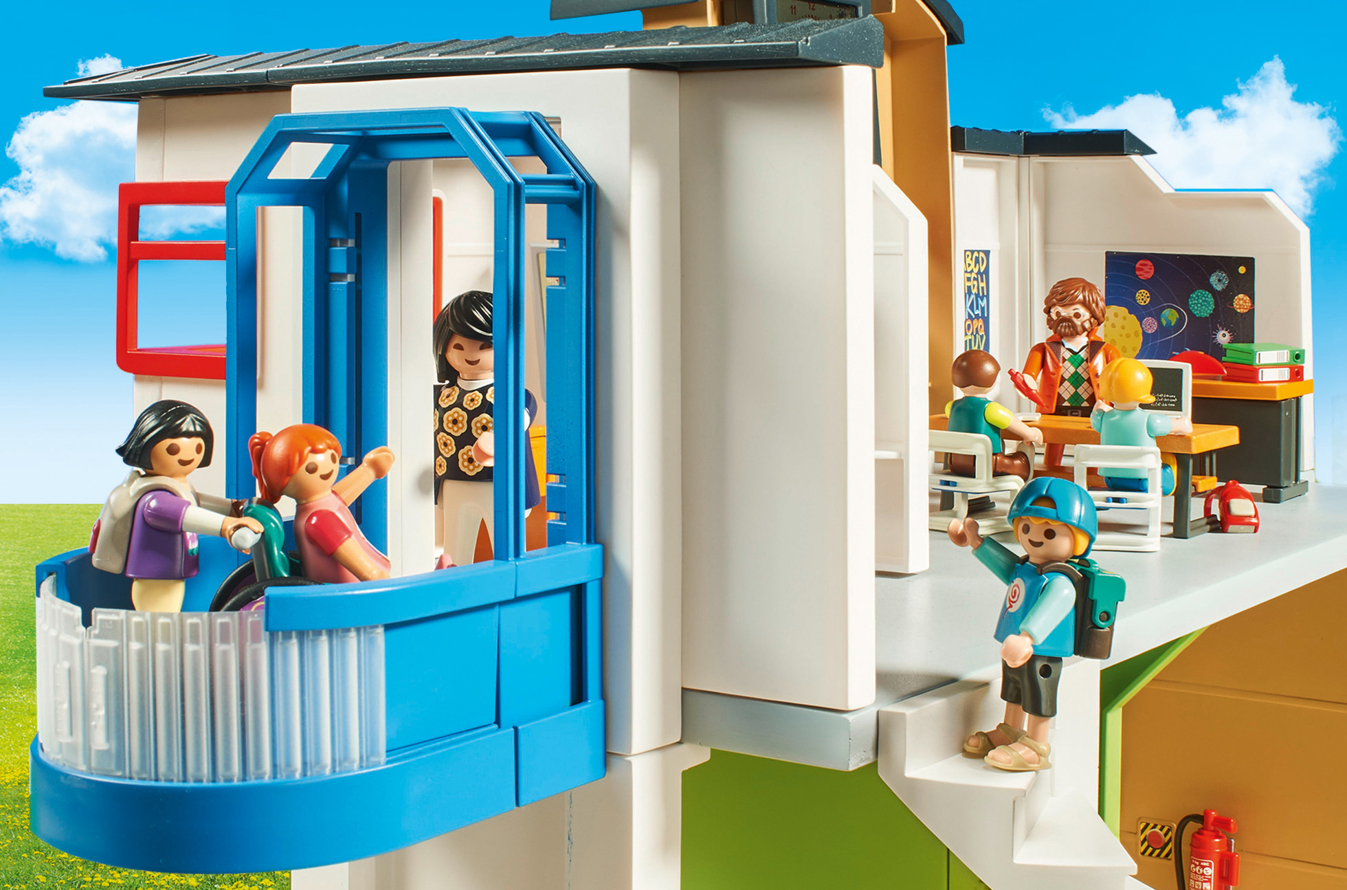 PLAYMOBIL Furnished School Building - image 5 of 7