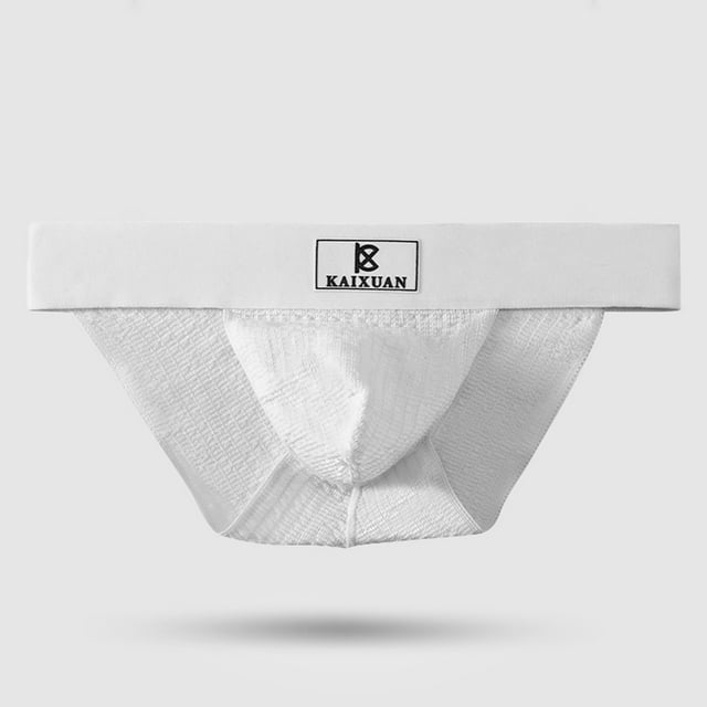 Fridja Culottes Respirants Grande Taille pour Hommes Design Sculpté Charmant Double String Culottes Rehausse-Fesses Taille Basse pour Performance Sportive