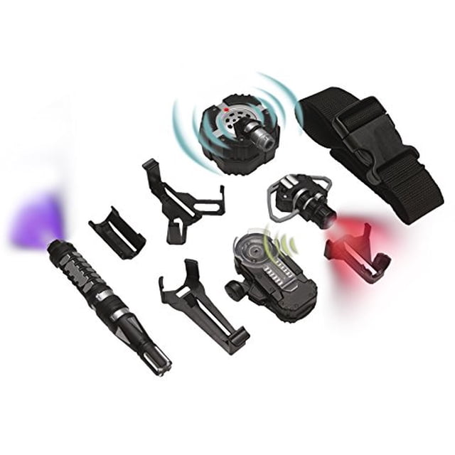 Juego SpyX Micro Gear: 4 herramientas espía imprescindibles conectadas a un cinturón ajustable. Jr Spy Fan favorito y producto del año. Adición perfecta para tu colección de equipo espía. SpyX 777467719140