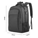 thumbnail image 2 of Mochila de viaje para computadora portátil, mochila para juegos, mochila impermeable para negocios, mochila universitaria, elegante bolso para computadora portátil para hombres y mujeres, color negro, 2 of 6