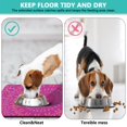 thumbnail image 3 of Colorful Boho Dog Food Mat - Psychedelic Art Design, 4-Layer Protection, Soft Surface for Pet Comfort, 3 of 6