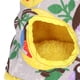 thumbnail image 4 of Casa para pájaros cálida, forma redonda, felpa suave, ahorra espacio, fácil de limpiar, seguridad, casa para loros, búho gris, 4 of 5