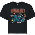 thumbnail image 3 of Marvel Your Friendly Neighborhood Spider-Man - Homemade Uniform - Juniors Cropped Graphic T-Shirt, 3 of 5