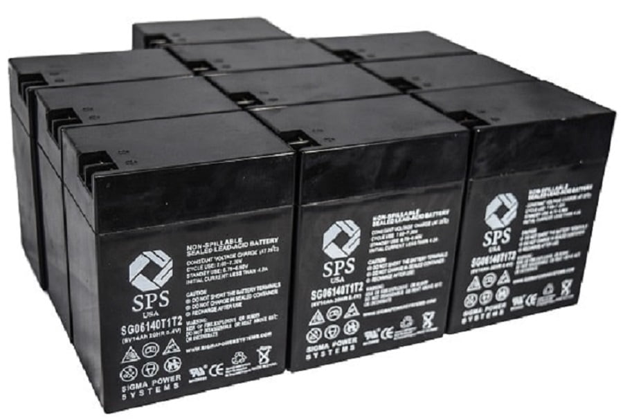 SPS Brand 6V 14Ah Replacement Battery with Terminal T1T2 for Rhino