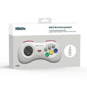 8Bitdo M30 2.4G Wireless Gamepad Controller for Sega Genesis Mini and Mega Drive Mini and Nintendo Switch - White