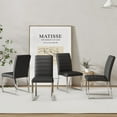 thumbnail image 3 of Mattos PU Dining  (Set of 4) - Black, 3 of 25