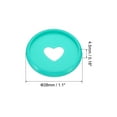 thumbnail image 2 of Unique Bargains Plastic Book Binding Discs Heart Binder Rings, Green, 22 Pack, 2 of 6