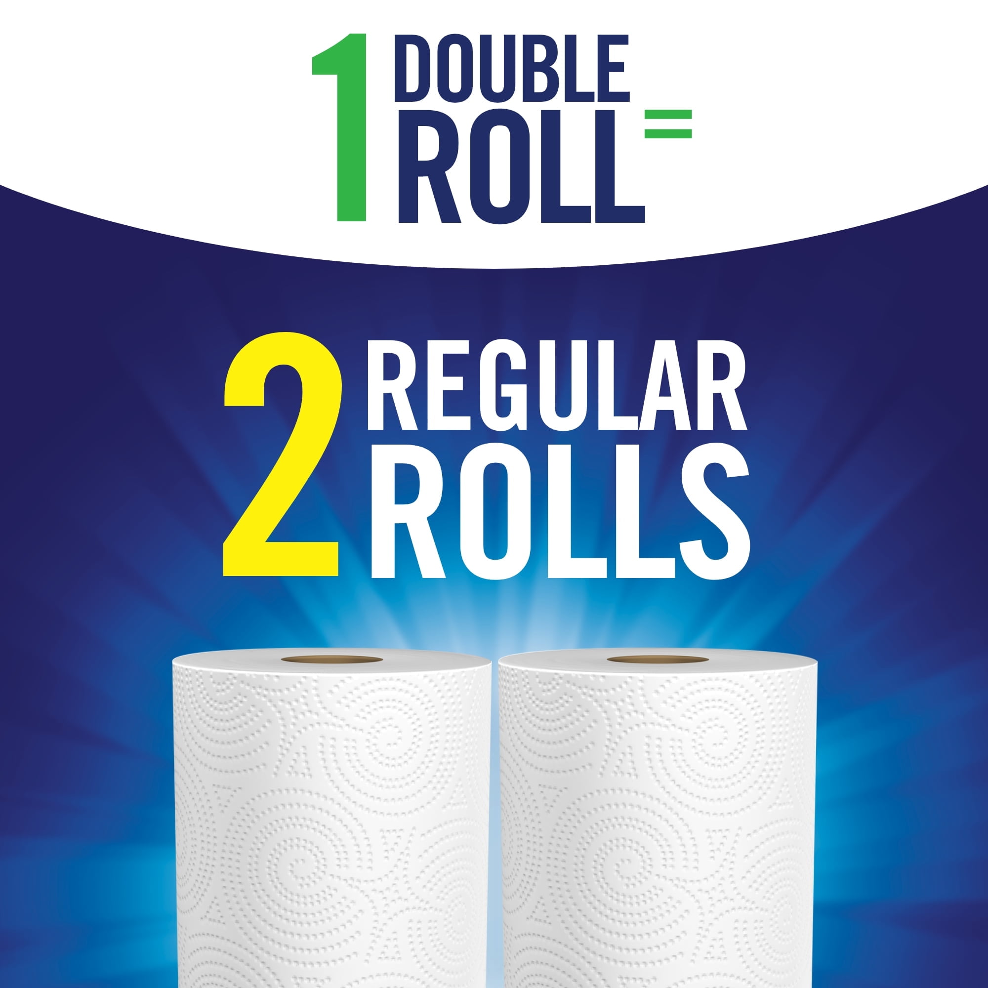 Sparkle Tear-a-Square Paper Towels, 4 Double Rolls