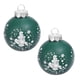 thumbnail image 3 of 2/12PCS Christmas Balls Red Green Xmas Tree Ornaments Ball New Year Hanging Pendant Home Party Gift Holiday Decoration Supplies, 3 of 5