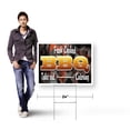 thumbnail image 4 of Fresh Cooked BBQ Take Out Catering Yard Sign 5 Pack of 18 Inch x 24 Inch Single Sided Weatherproof Heavy-Duty Plastic with Stake | Delicious Meals, Party Events, Reliable Service | Made, 4 of 7