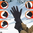 Heated Glove Liners for Men Women, Rechargeable Battery Electric Heated Gloves, Winter Warm