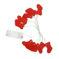thumbnail image 3 of Luces de cadena de Navidad, calcetines de Navidad, blanco cálido, 10 luces LED decorativas de 1,5 m, lámpara de cadena de adorno, para exterior,, 3 of 6