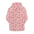 thumbnail image 6 of DISNIMO Ice Cream Hoodie Girl Strawberry Hoodie for Kids Girls Zipper Hooded Sweatshirt Boys 6-7 Hoodie Sweatshirts Little Girls Hooded Jackets Children Zip Up Hoodie Streetwear Doughnut Clothes, 6 of 7