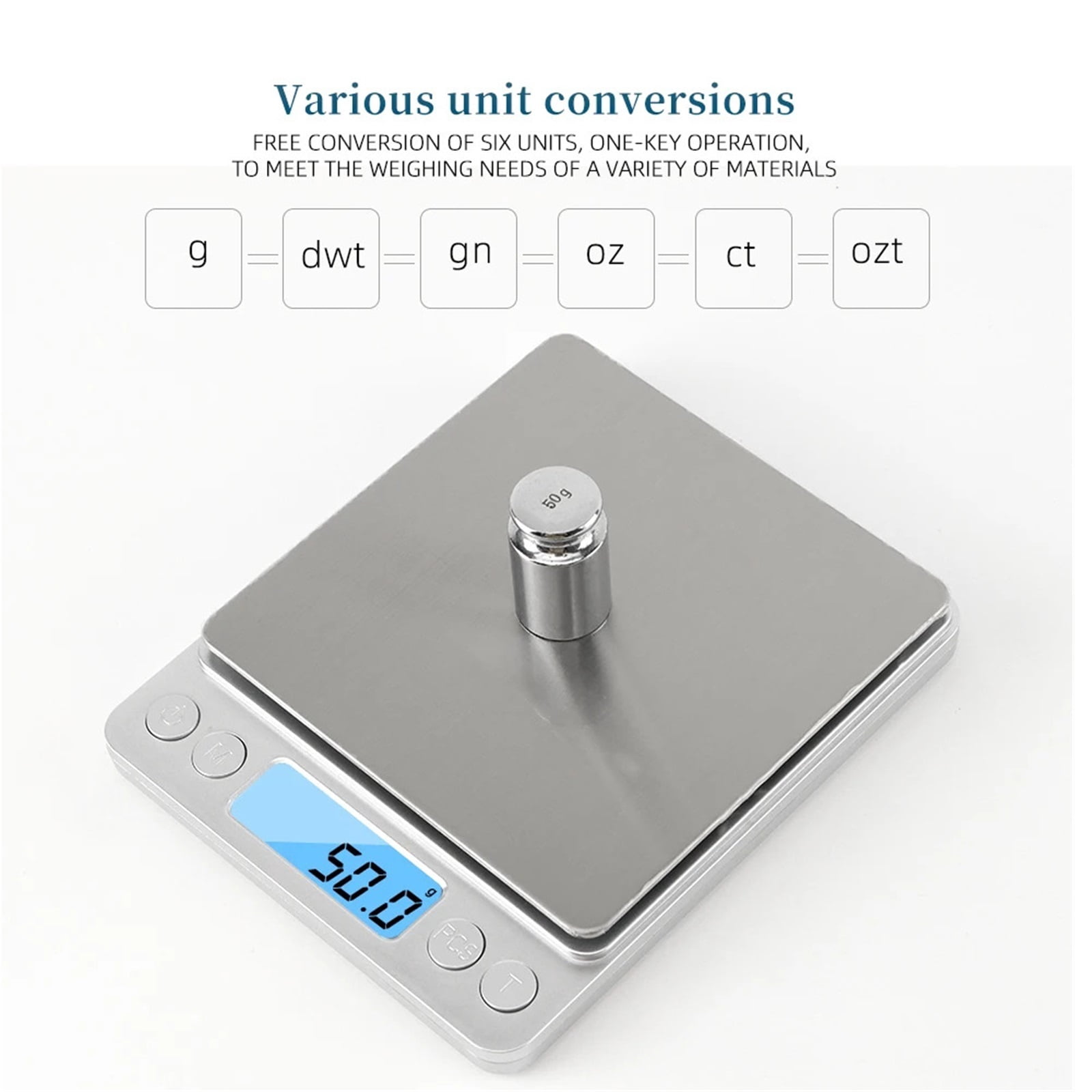 500 0.01g/3kg 0.1g LCD Portable Mini Electronic Digital Scales Kitchen Precision Jewelry Weight Balance Gold Gram Scale