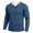 Blue, variant on Long Sleeve Henley Shirts for Men Men's Crew Neck Moisture Wicking Active Athletic Tech Performance T Shirt Light Blue,XXL