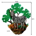 thumbnail image 3 of Zebra Wall Sculpture, 3 of 5