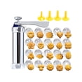 thumbnail image 1 of Set de Prensa para Galletas de Aluminio con 20 Discos y 4 Boquillas Resistente, 1 of 9