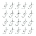 thumbnail image 1 of Uxcell 100 Pack A-Z Encanto de Alfabeto, Encanto de Letra T de Metal, Colgante de Inicial para Collares, Pulseras, Manualidades de Joyería, Plata, 1 of 6